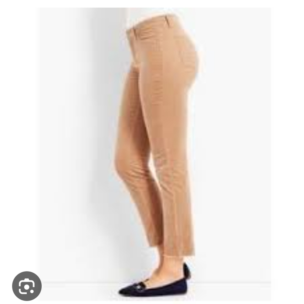 Frayed Hem Corduroy Pants